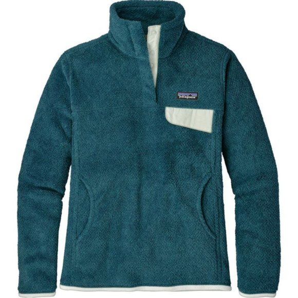 Patagonia Sweaters - Patagonia Re-Tool Snap-T Fleece Pullover Tidal Teal Beryl Green X-Dye XS